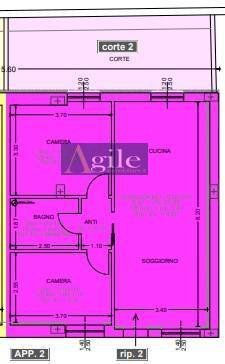 Foto 2 - Three-room apartment via roma, Grottammare - floor plans 1