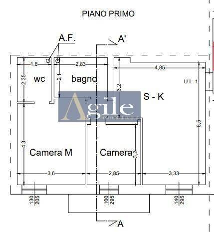 Foto 2 - Appartamento via montebello, San Benedetto del Tronto - planimetria 1