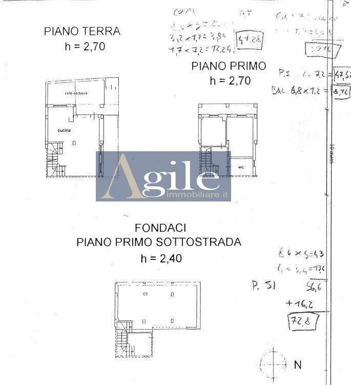 Foto 19 - Villa a Schiera via san francesco, Acquaviva Picena - planimetria 1