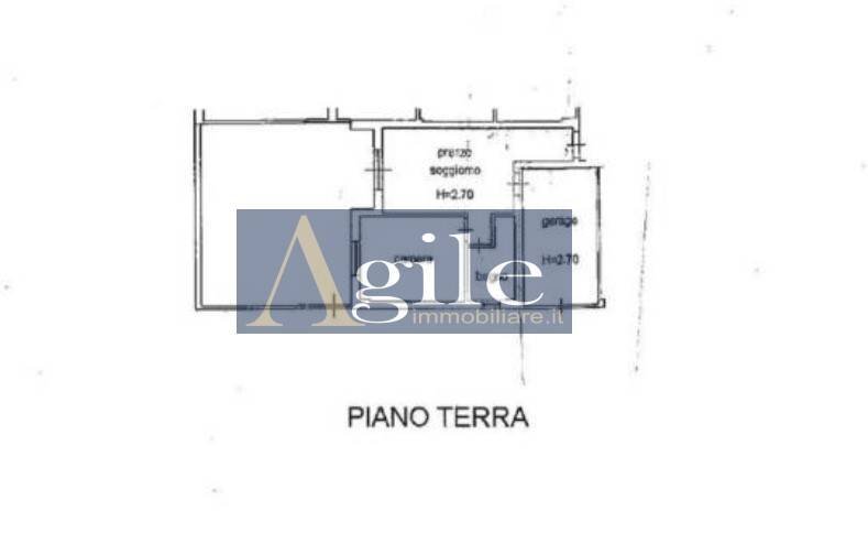 Foto 2 - Trilocale via s. de santis, Alba Adriatica - planimetria 1