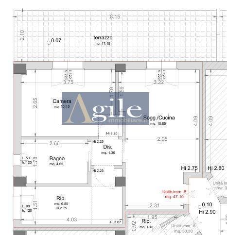 Foto 2 - Trilocale via gabriele voltattorni, San Benedetto del Tronto - planimetria 1