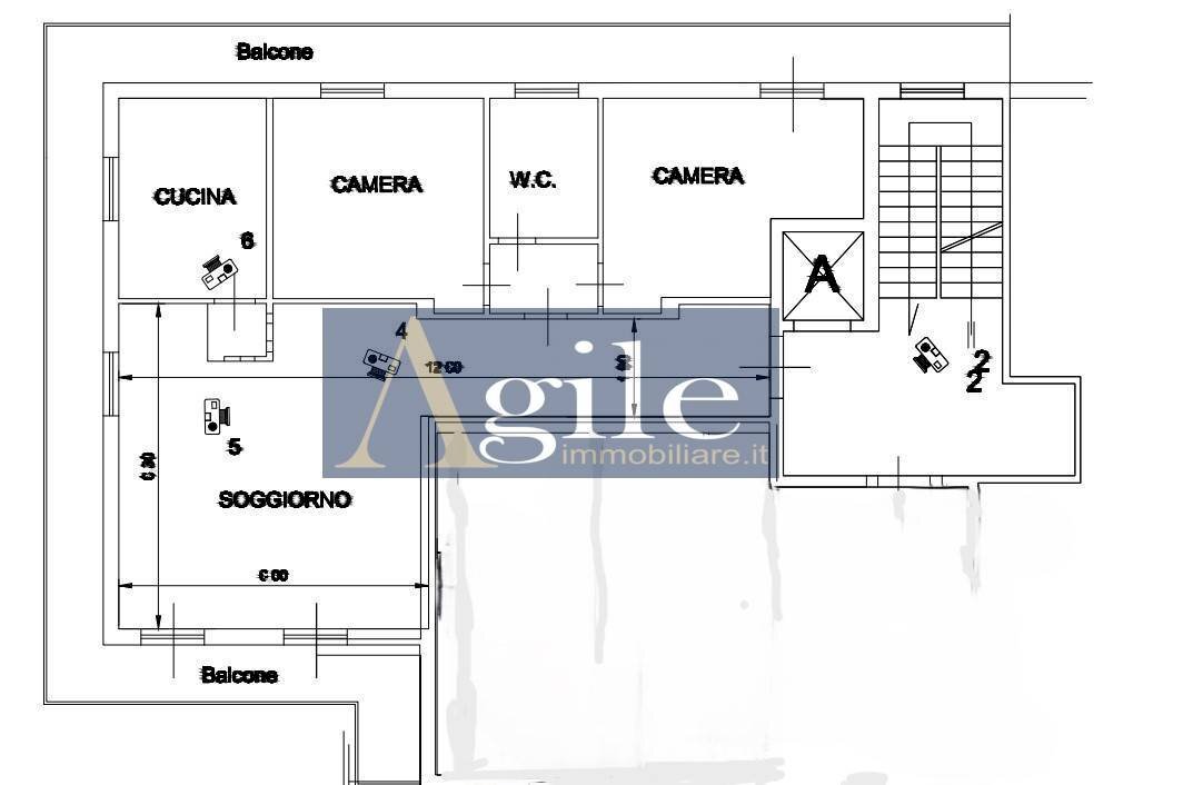Foto 19 - Quadrilocale via pascoli, Monsampolo del Tronto - planimetria 1