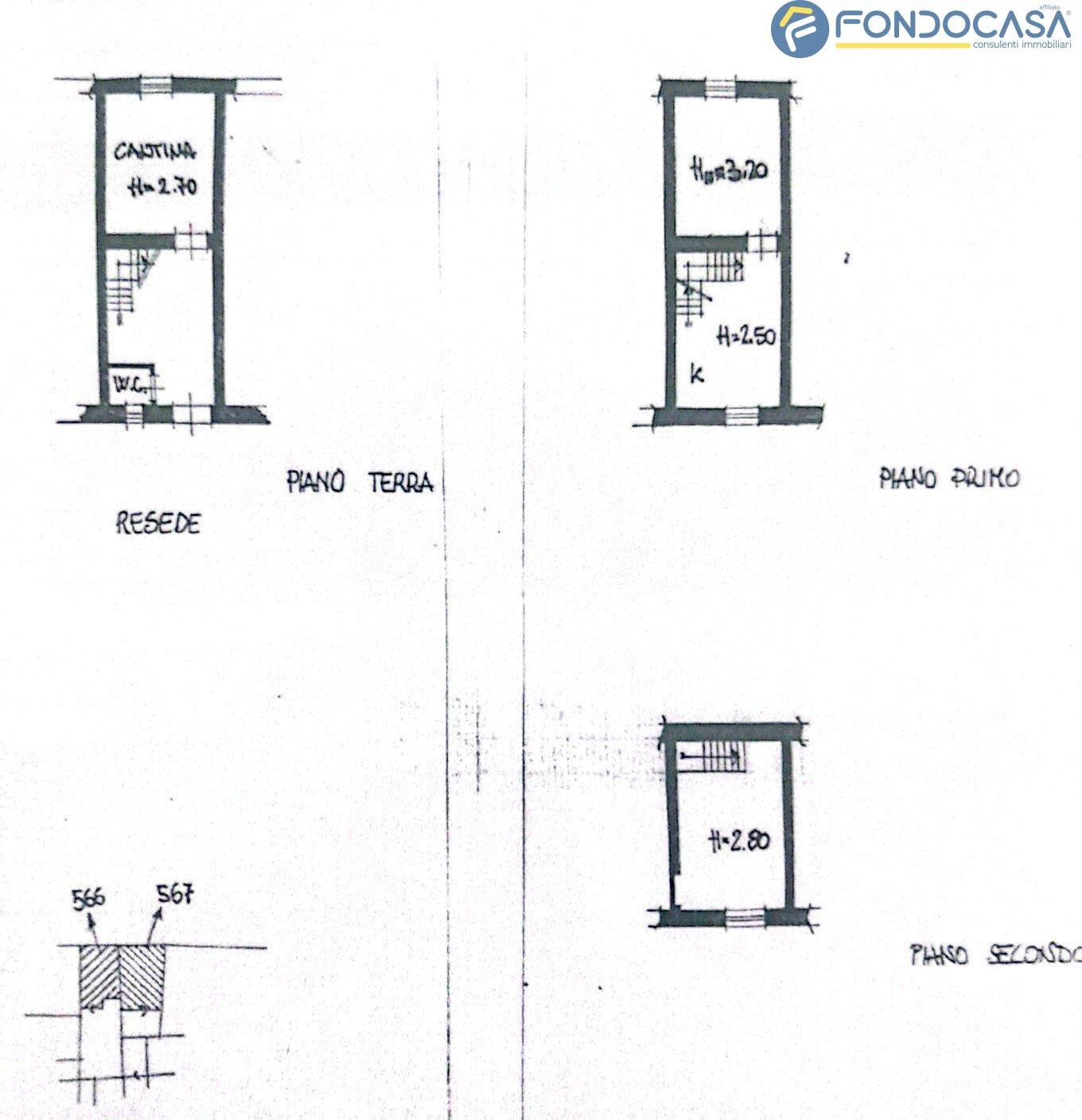 tipo di scheda - Rustico via roma, Montignoso - planimetria 1
