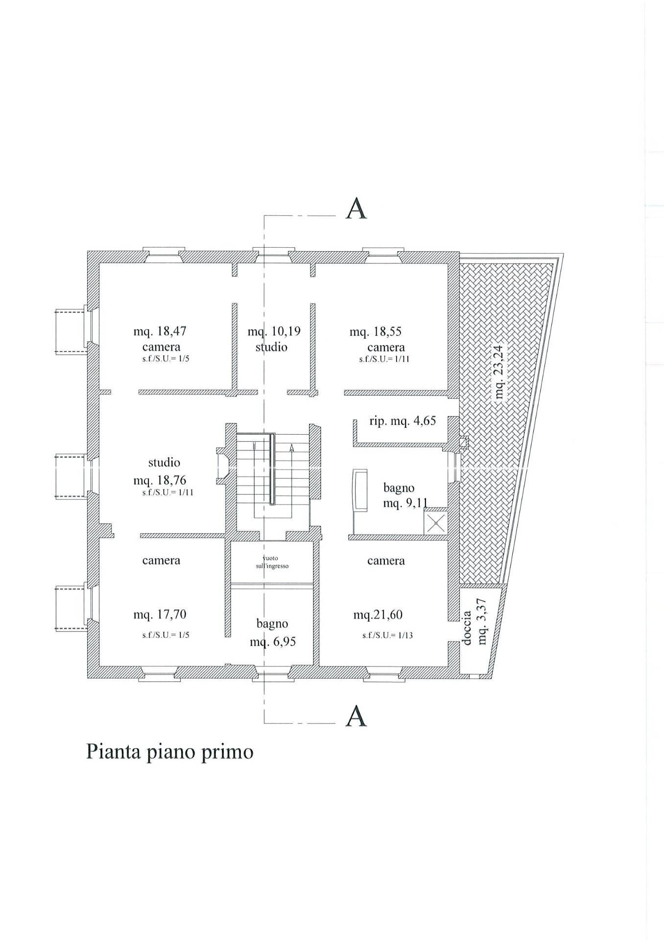 Foto 13 - Villa a Schiera Via Provinciale Vicarese
 
30, Vicopisano - planimetria 1