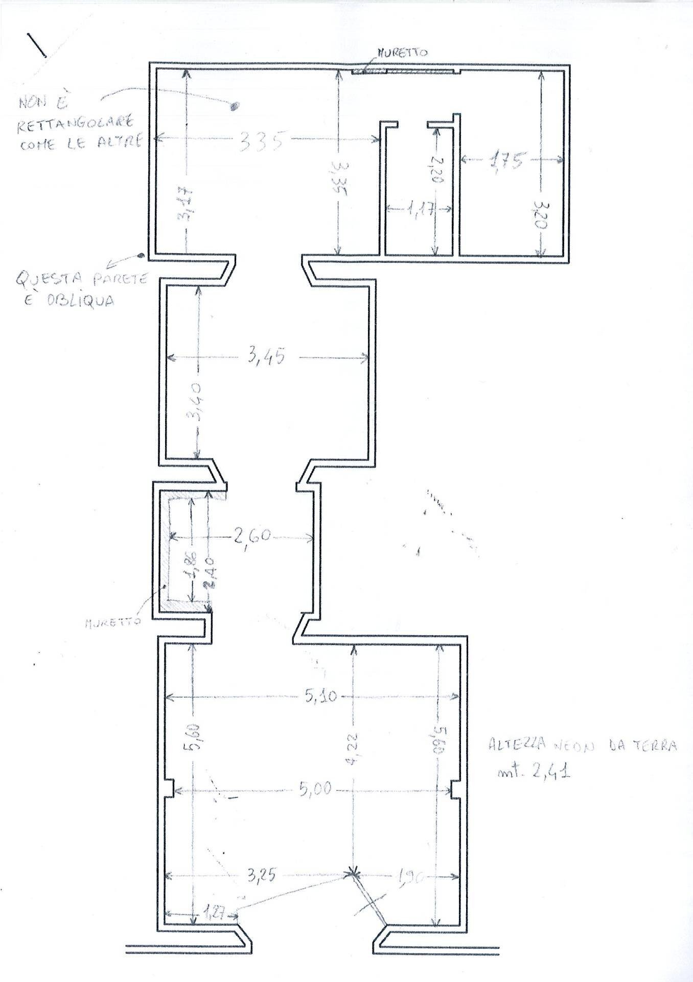 Foto 7 - Attività Commerciale Via Carlo Cattaneo
 
59, Pisa - planimetria 1