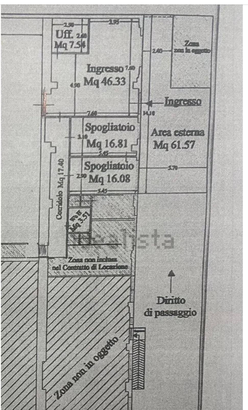 Foto 13 - Attività Commerciale di vittorio
 
35, San Giuliano Terme - planimetria 1