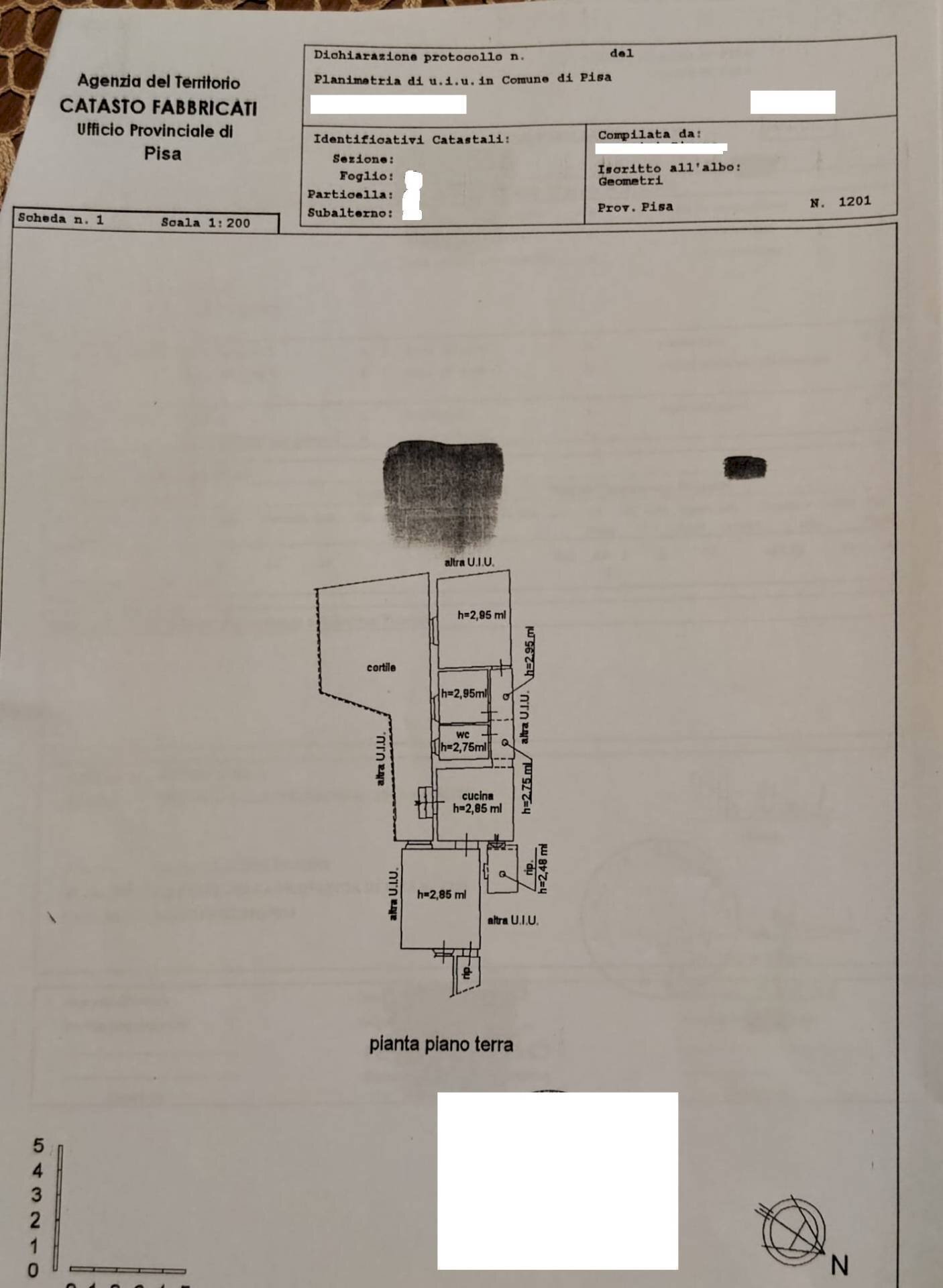 Foto 16 - Four-room apartment Via Carlo Cattaneo
 
12, Pisa - floor plans 1