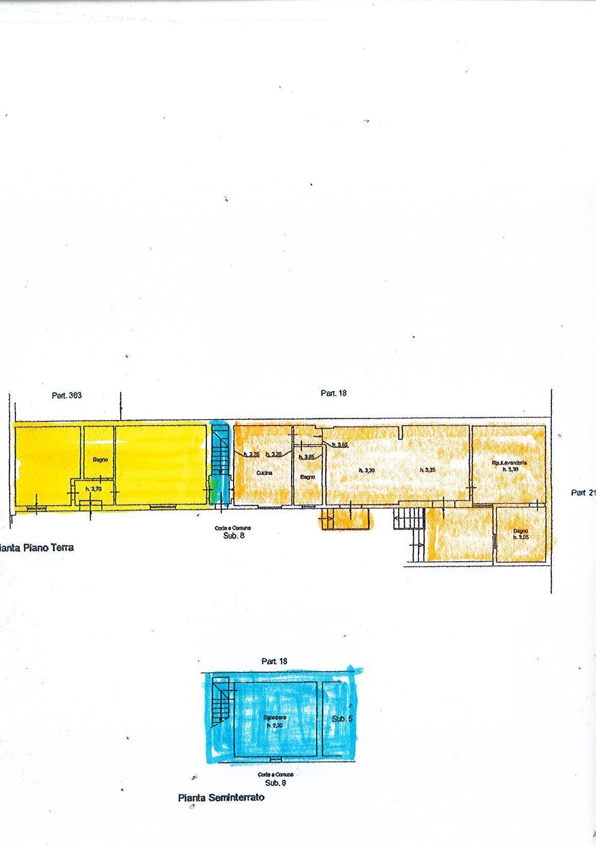 Foto 12 - Casa indipendente Via Pietro Moriconi, Pisa - planimetria 1