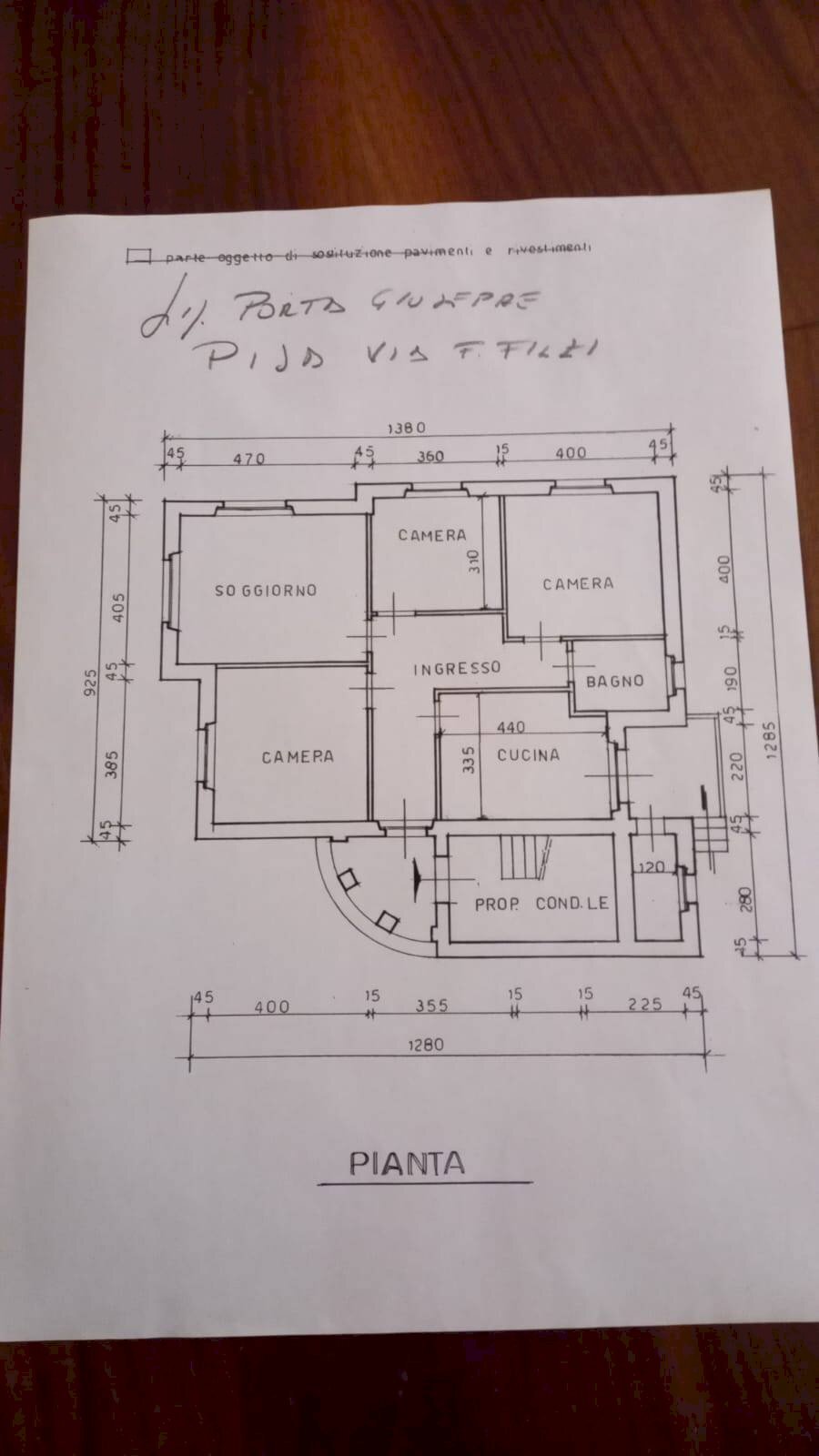Foto 13 - Independent house Via Fabio Filzi
 
63, Pisa - floor plans 1