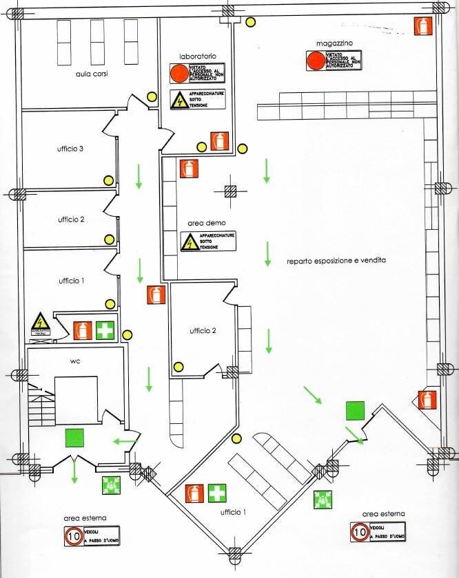 Foto 2 - Capannone Via Dell'Artigianato, Livorno - planimetria 1