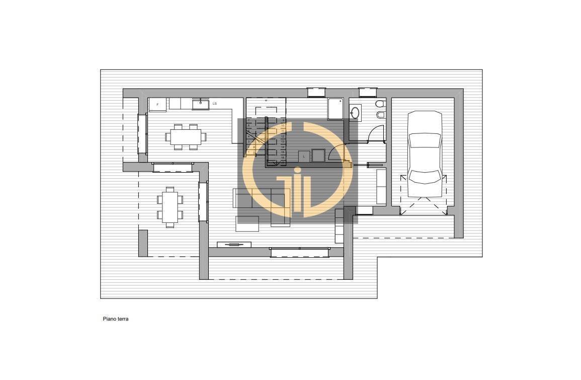 Foto 3 - Villa Viale Europa, Treviso - floor plans 1