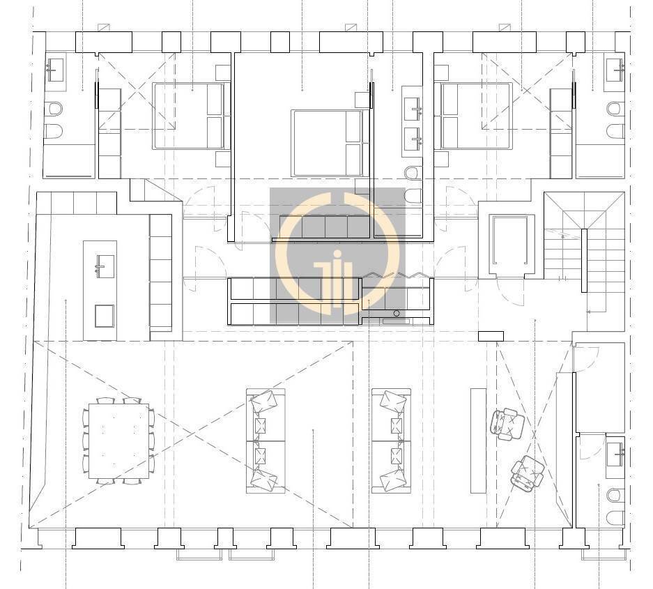 Foto 5 - Appartamento Via Sant'Agostino, Treviso - planimetria 1