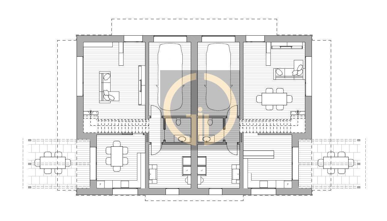 Foto 5 - Casa semi indipendente Viale Europa, Treviso - planimetria 1