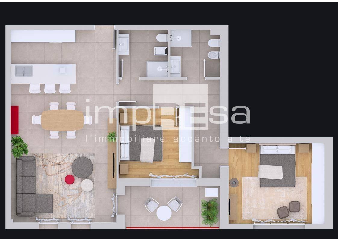 Foto 20 - Trilocale via San Rocco, Gaiarine - planimetria 1