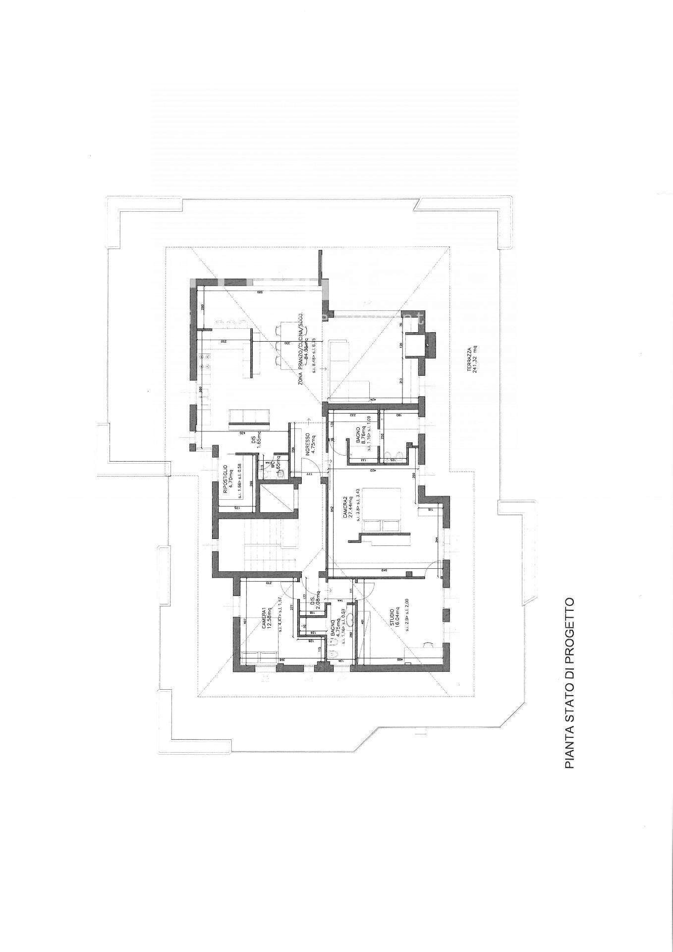 Foto 43 - Attic via giuseppe mazzini
 
1, Oderzo - floor plans 1
