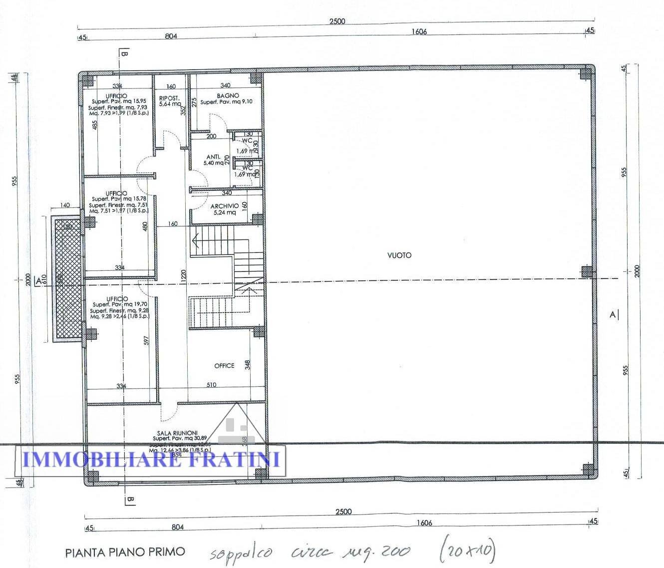 Foto 19 - Capannone Sant'Egidio alla Vibrata, Sant'Egidio alla Vibrata - planimetria 1