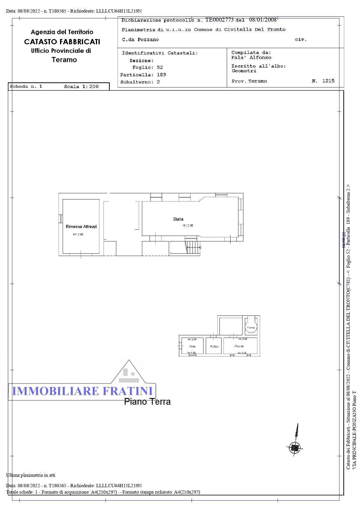 Foto 19 - Rustic Ponsano, Civitella del Tronto - floor plans 1