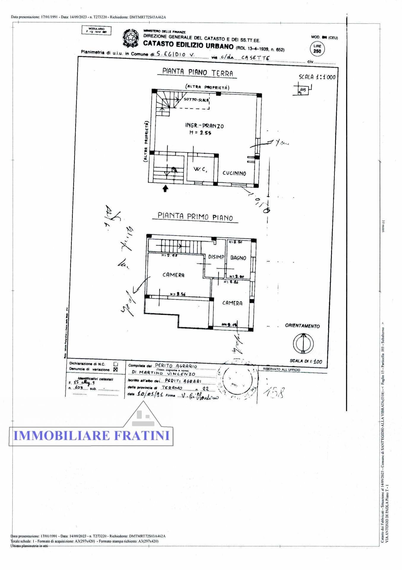 Foto 23 - Independent house Sant'Egidio alla Vibrata, Sant'Egidio alla Vibrata - floor plans 1