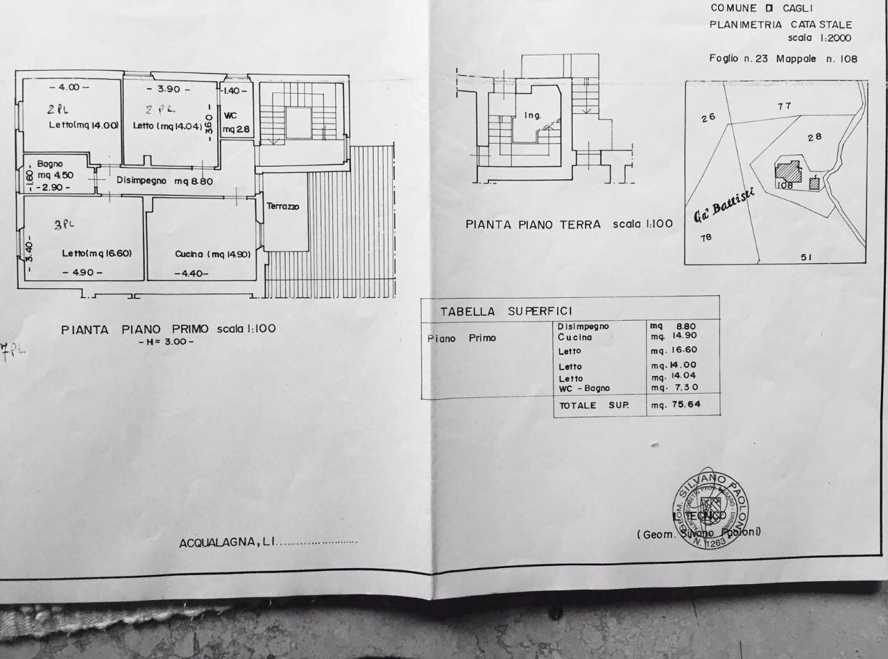 Foto 48 - Agriturismo Via Strada del Valubbio
 
29, Cagli - planimetria 1