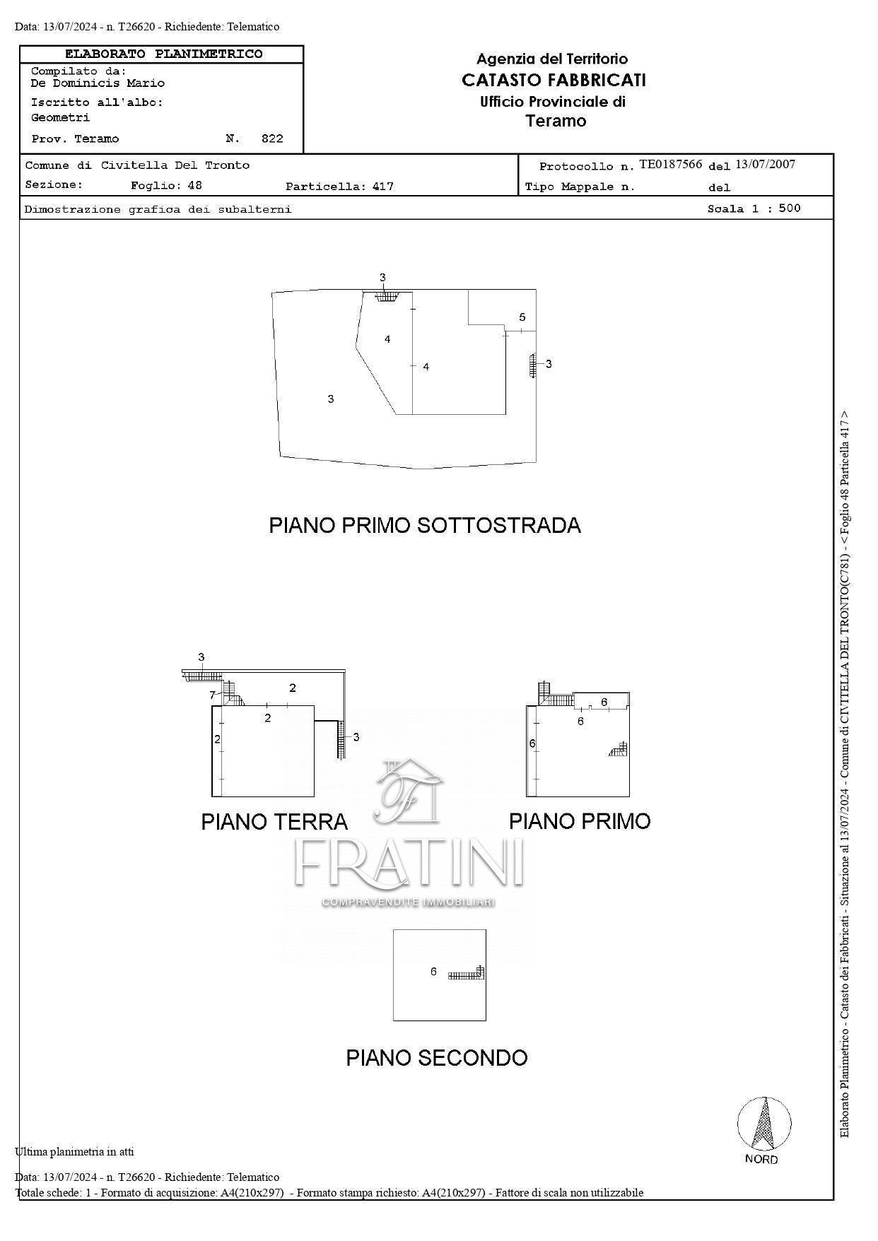 Foto 29 - Appartamento Via per Teramo
 
3, Civitella del Tronto - planimetria 1