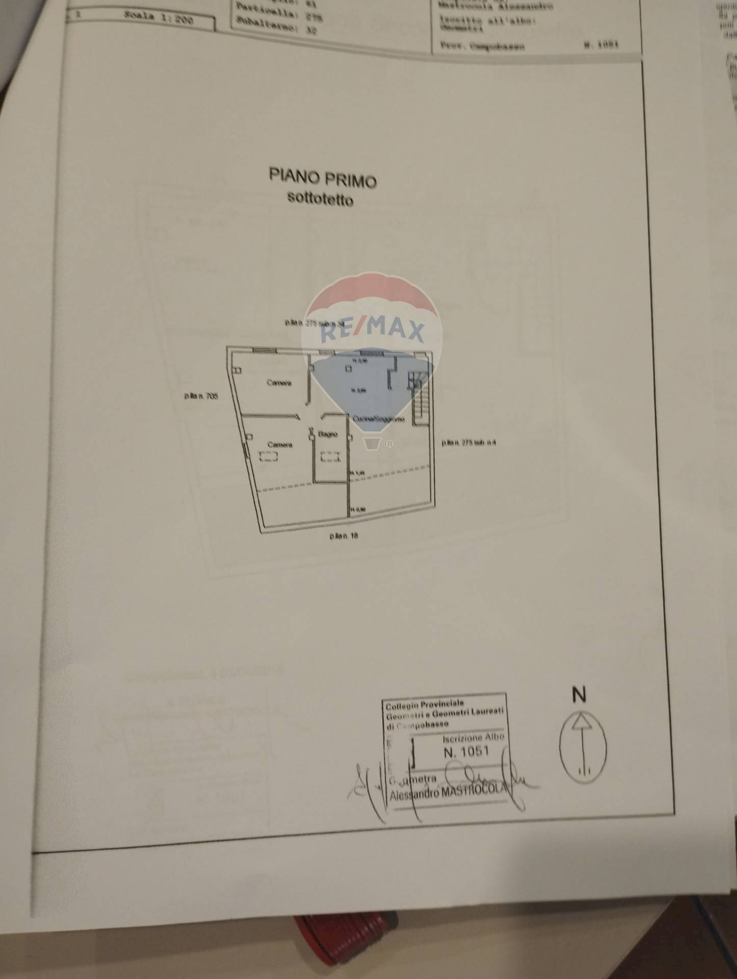 Pianta 2D - Quadrilocale Via Basilicata
 
27, Campobasso - planimetria 1
