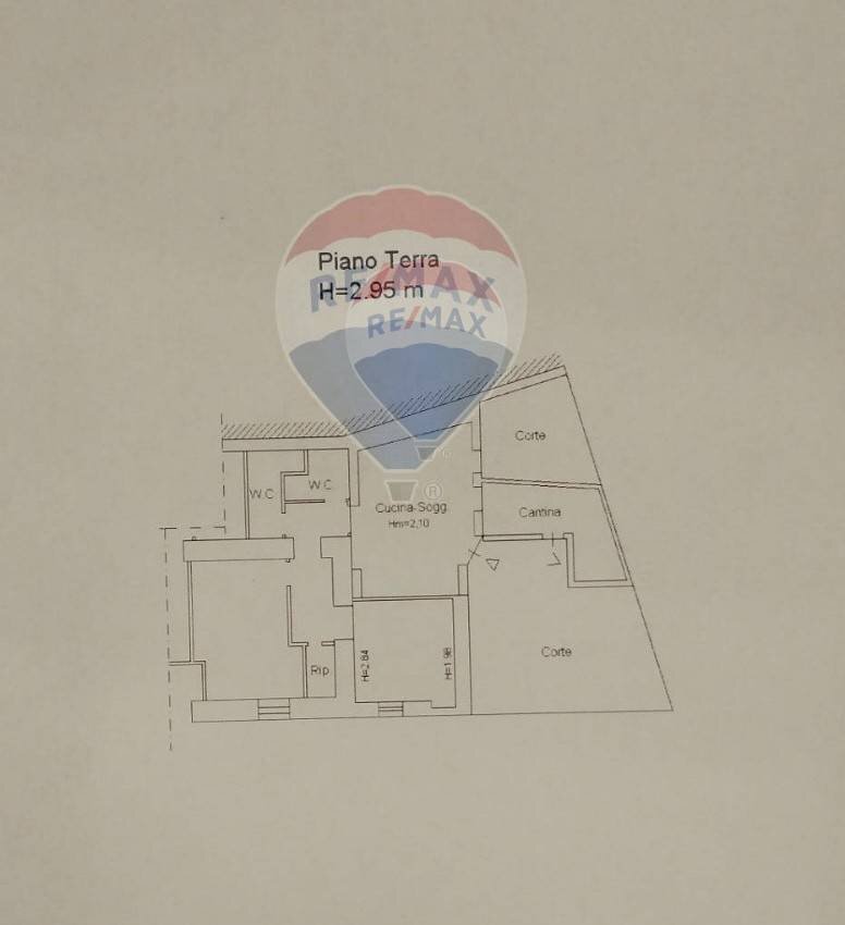 Pianta 2D - Casa indipendente Via San Giovanni Dei Gelsi
 
126, Campobasso - planimetria 1