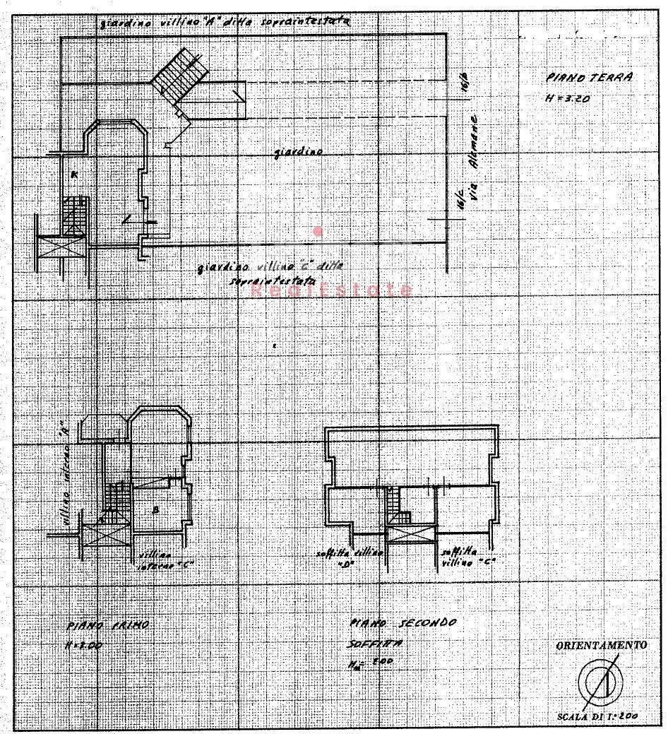 Foto 32 - Villa via Alcmane, Roma - floor plans 1