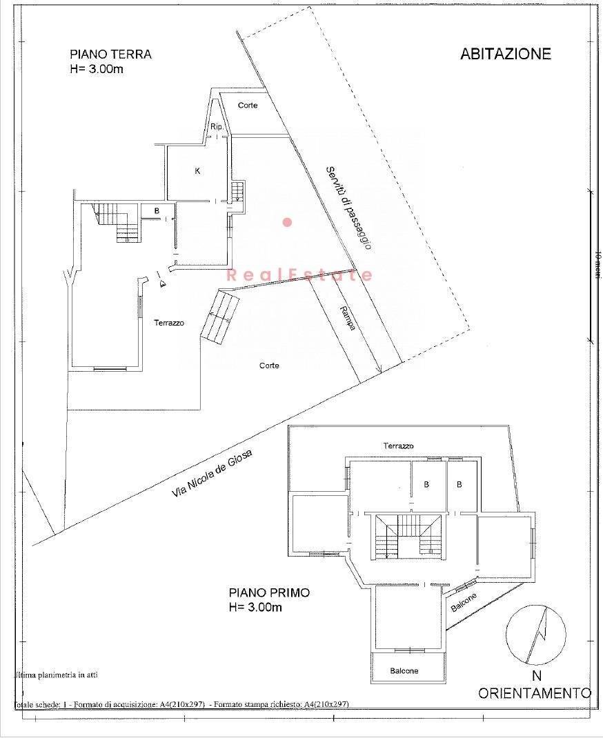 Foto 40 - Villa Via Nicola De Giosa, Roma - planimetria 1