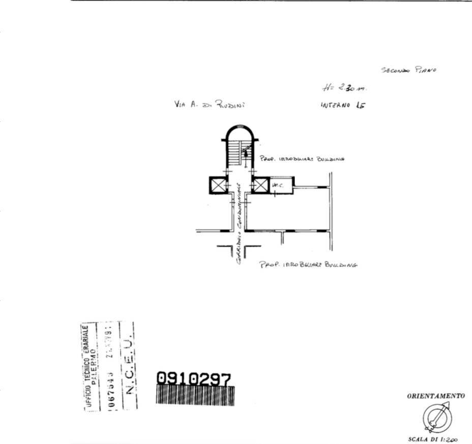 Foto 17 - Office Via Antonio Di Rudini
 
24 C, Palermo - floor plans 1