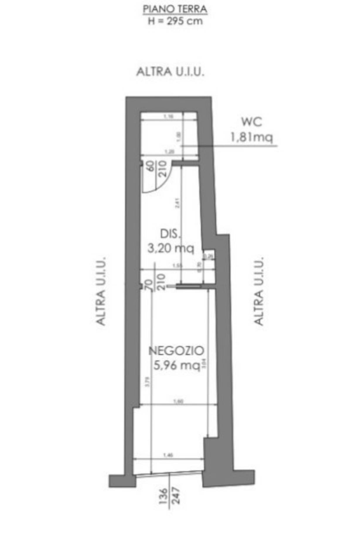 Foto 8 - Shop Corso Di Porta Ticinese, Milano - floor plans 1