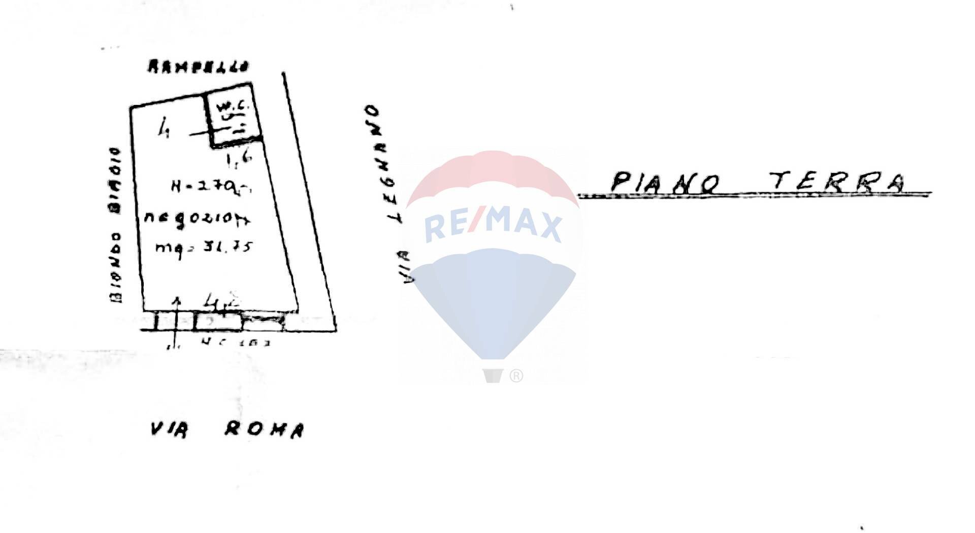 Pianta 2D - Locale Commerciale Via Roma
 
183, Enna - planimetria 1