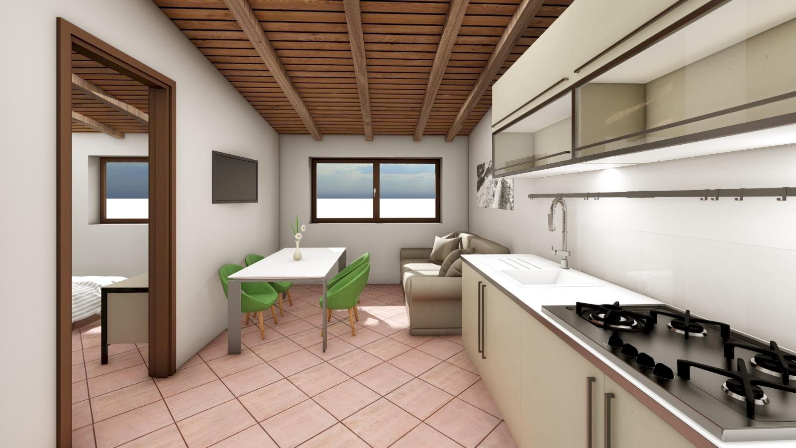 Cucina - Trilocale Via Benedetto Saputo
 
12, Terrasini - foto 1