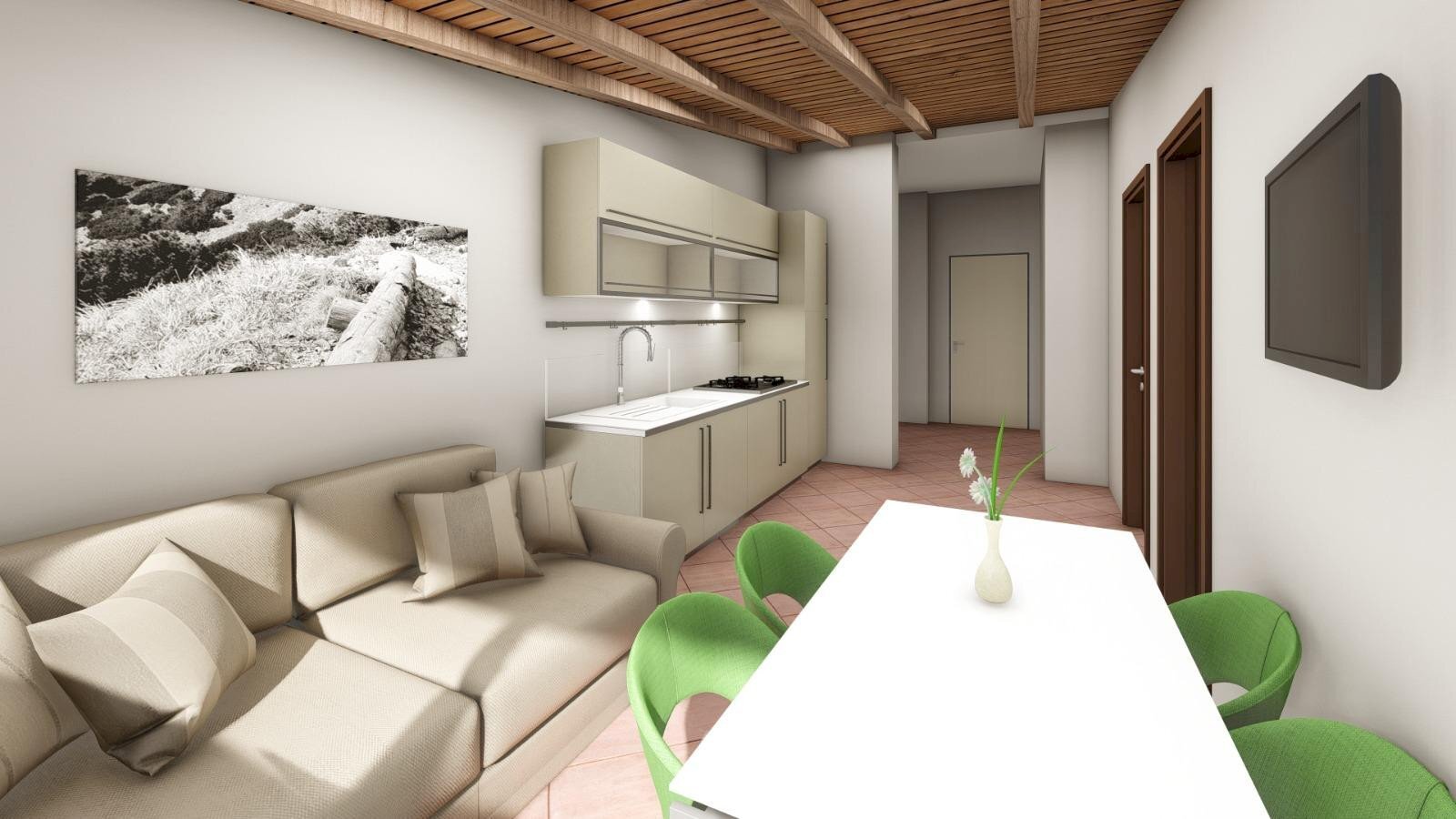 Sala da pranzo - Trilocale Via Benedetto Saputo
 
12, Terrasini - foto 2