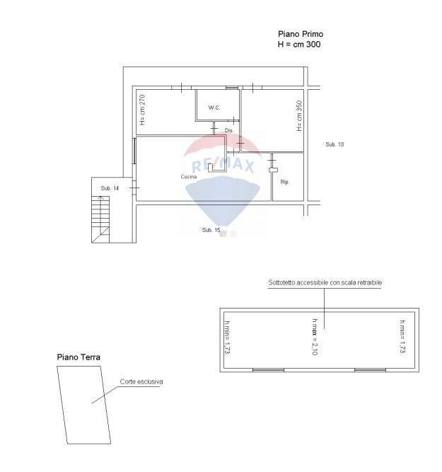 Pianta 2D - Casa semi indipendente via michelangelo, Torretta - planimetria 1