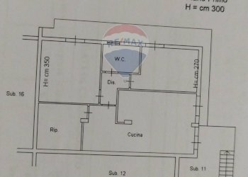 Pianta 2D - Casa semi indipendente via michelangelo, Torretta - foto 11