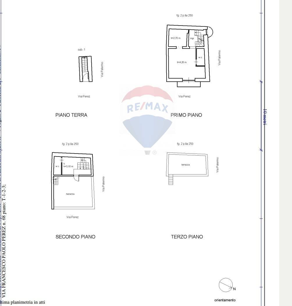 Pianta 2D - Independent house Via Francesco Paolo Perez
 
68, Terrasini - floor plans 1
