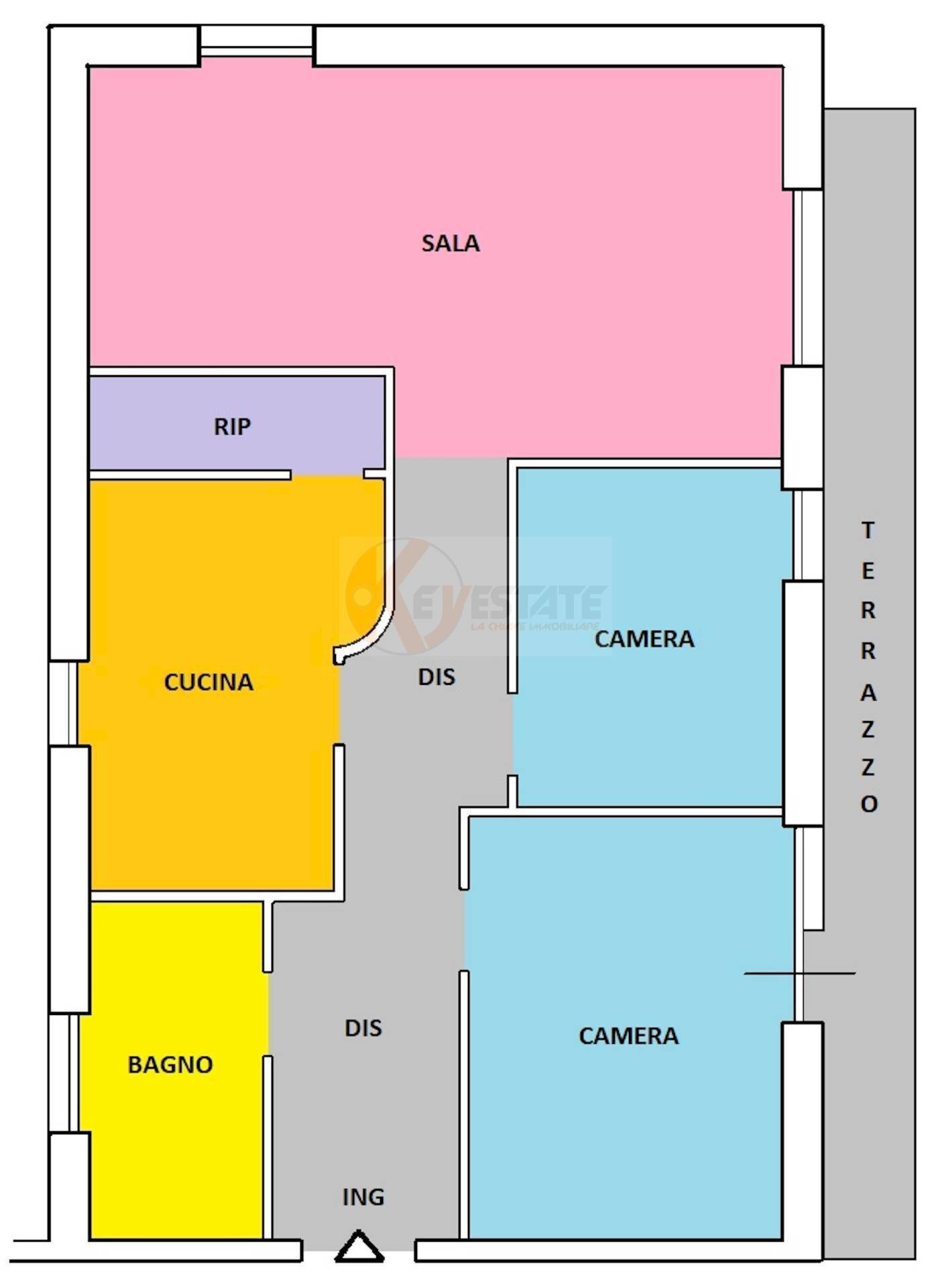 Foto 19 - Three-room apartment Brigata Sassari
 
31, Chiaramonti - floor plans 1