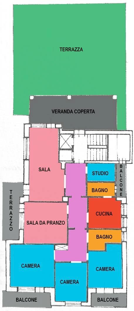Foto 33 - Attic Viale Mameli
 
67, Sassari - floor plans 1