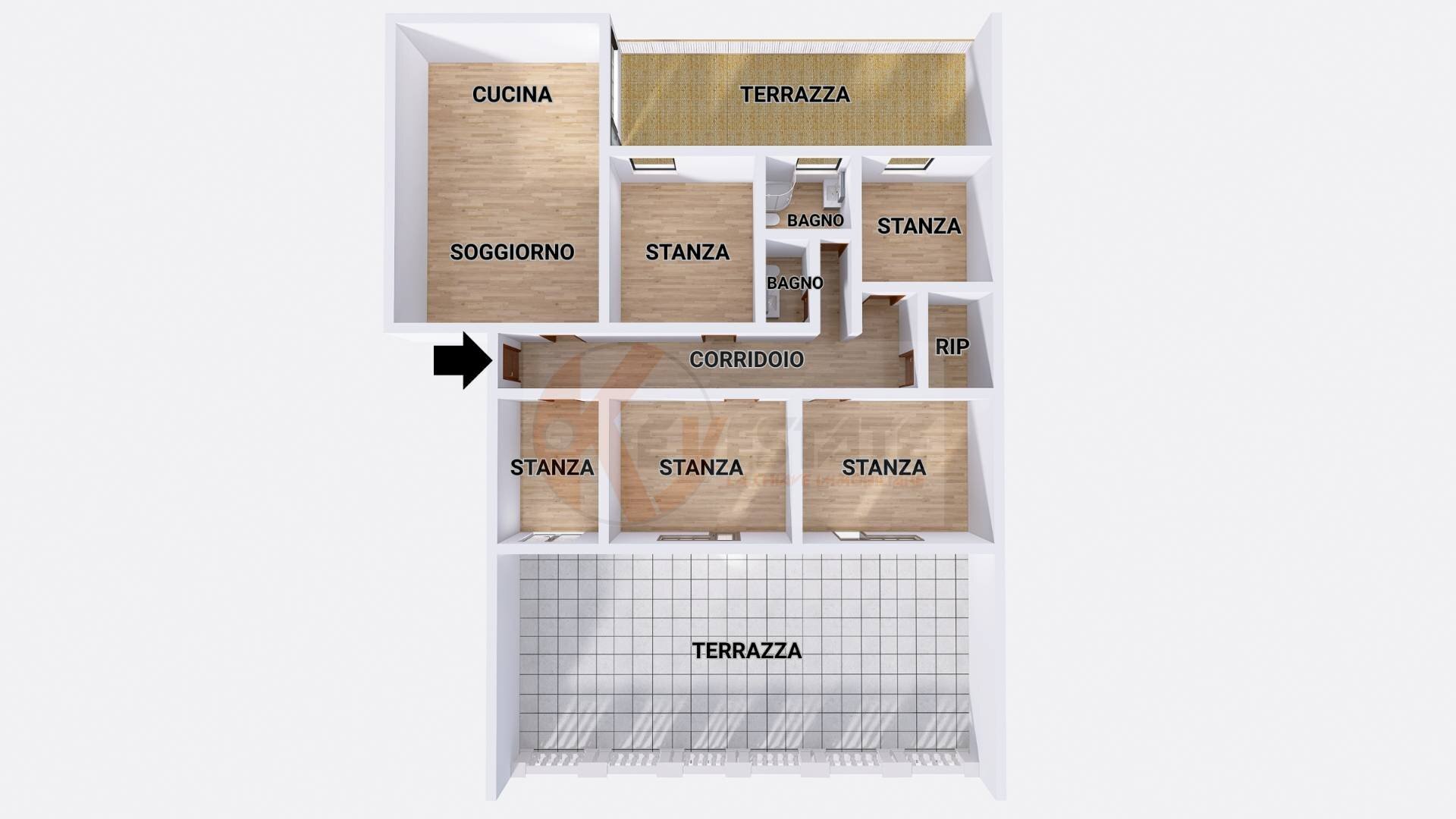 Foto 25 - Appartamento via Cagliari
 
294, Domusnovas - planimetria 1