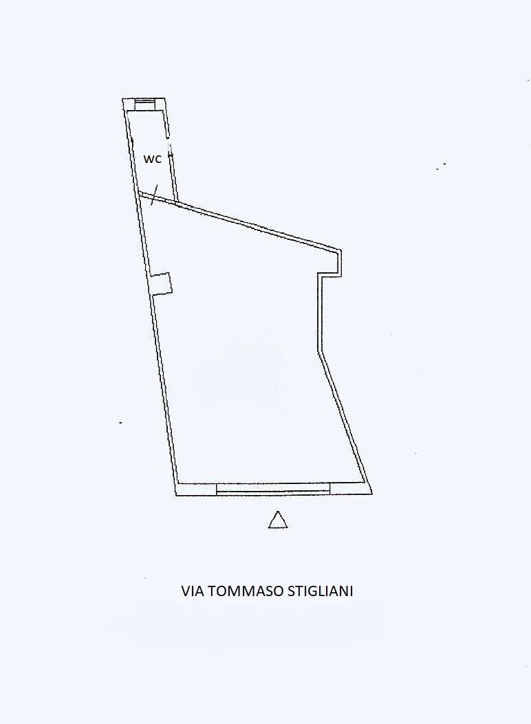 Foto 7 - Locale Commerciale Via Tommaso Stigliani
 
49, Matera - planimetria 1