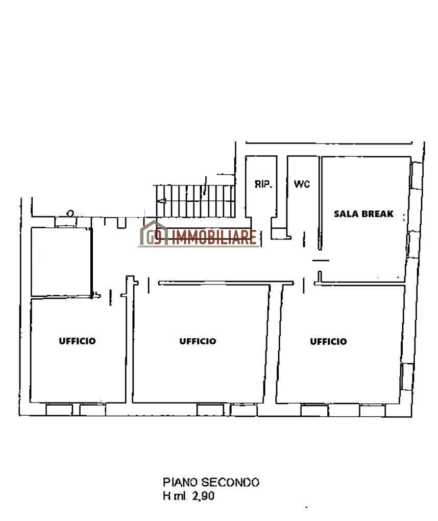 Foto 7 - Ufficio Via Roma
 
10, Montebelluna - planimetria 1
