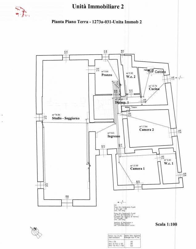Foto 14 - Villa via di Badia
 
10, Barberino di Mugello - floor plans 1