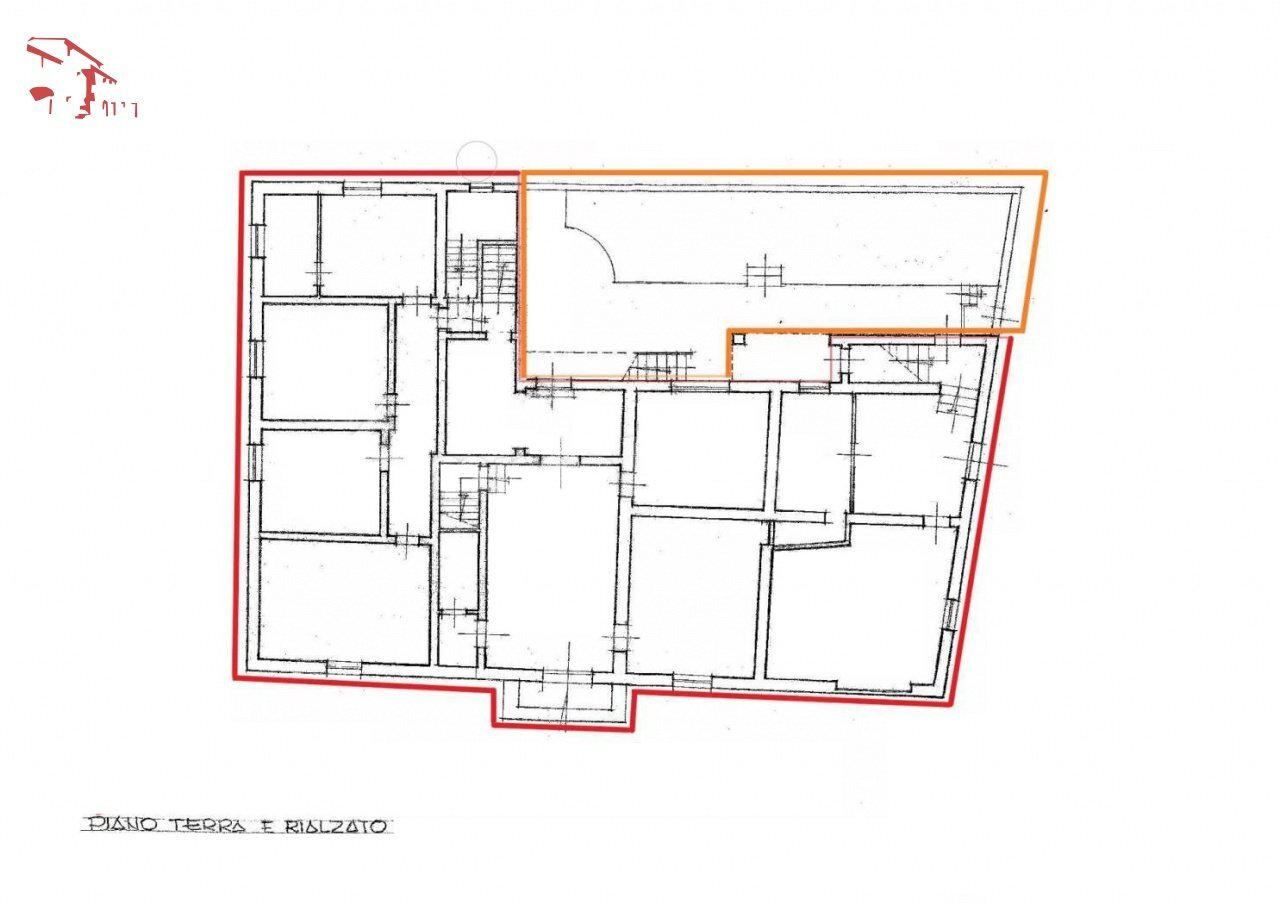 San Gimignano vendesi palazzina storica - Stabile - Palazzo via San Matteo, San Gimignano - planimetria 1