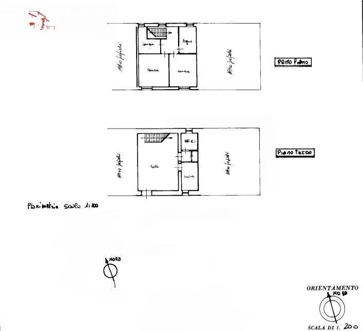 Foto 19 - Rustico strada vicinale della Villa
 
snc, Pratovecchio Stia - planimetria 1