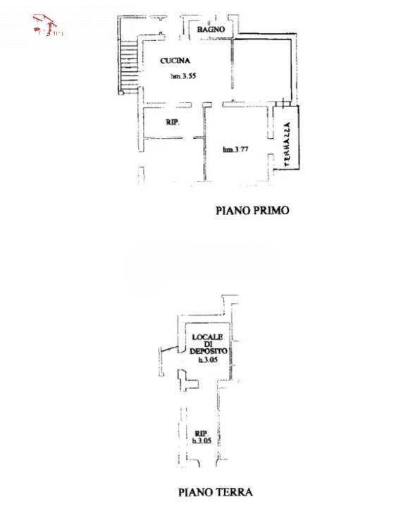 Foto 46 - Casa semi indipendente via Vecchia di Ligia
 
10, Montecatini Val di Cecina - planimetria 1