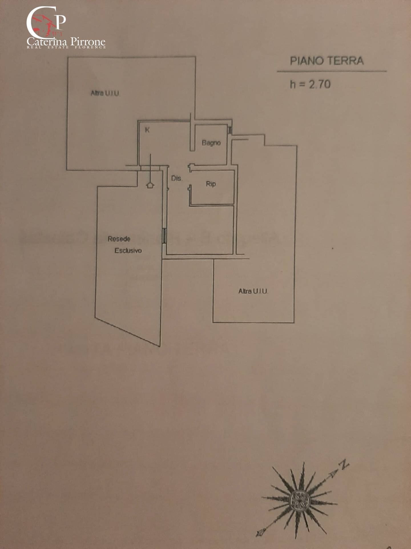 Foto 25 - Trilocale località Reale
 
10, Porto Azzurro - planimetria 1