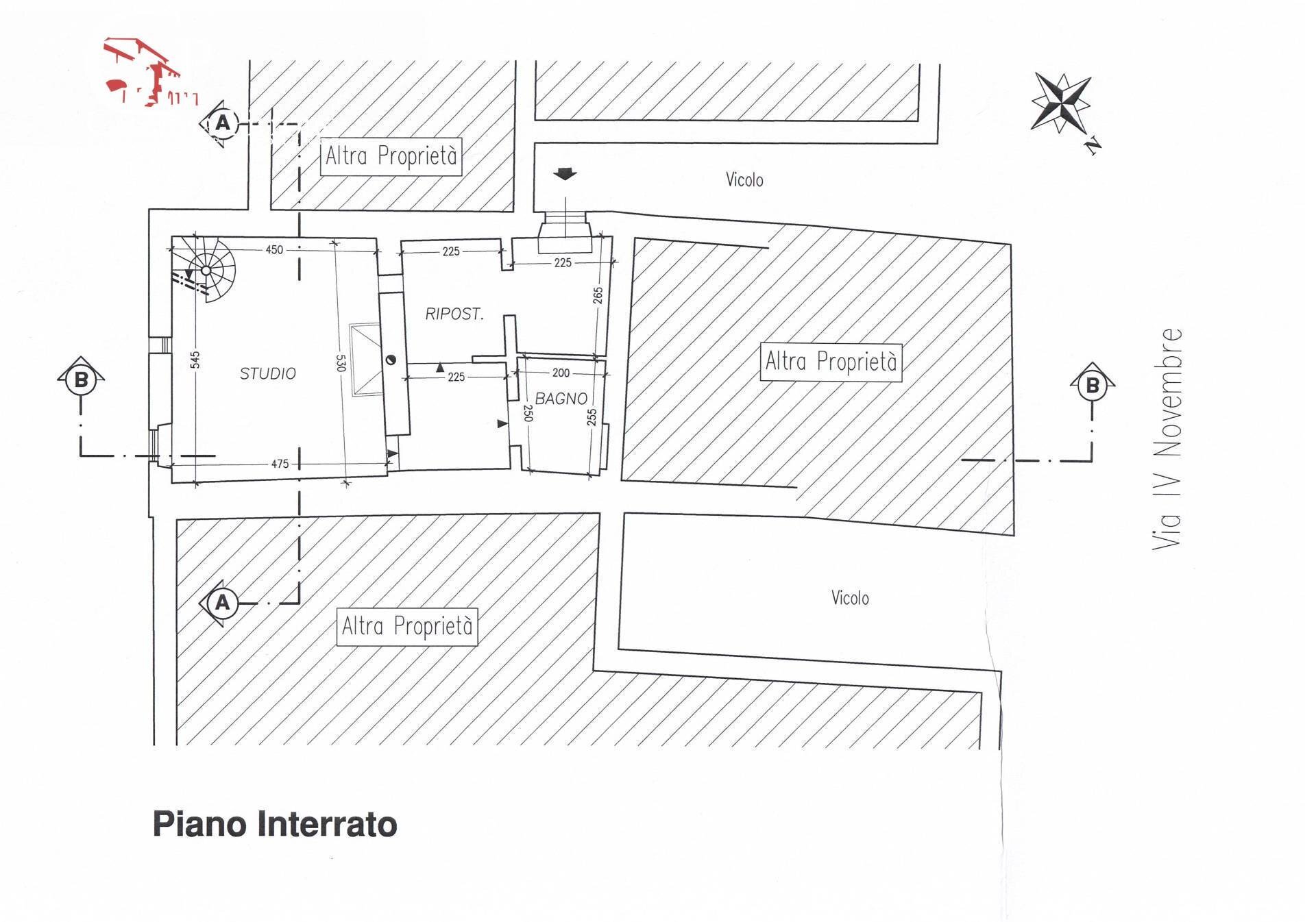 Foto 37 - Appartamento via 4 Novembre
 
32, Bucine - planimetria 1