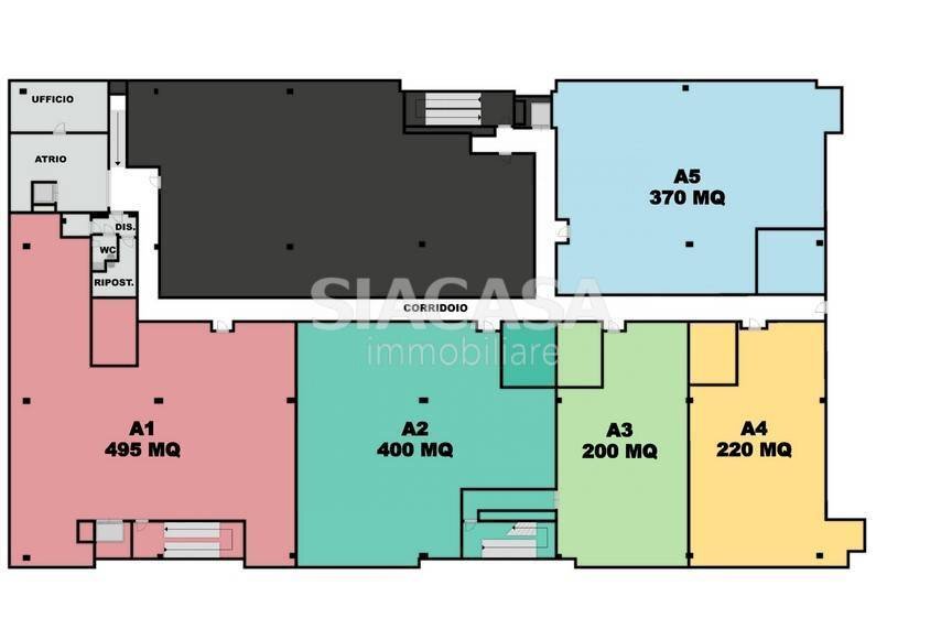 Foto 14 - Ufficio S.S 11 PADANA SUPERIORE
 
28, Cernusco sul Naviglio - planimetria 1