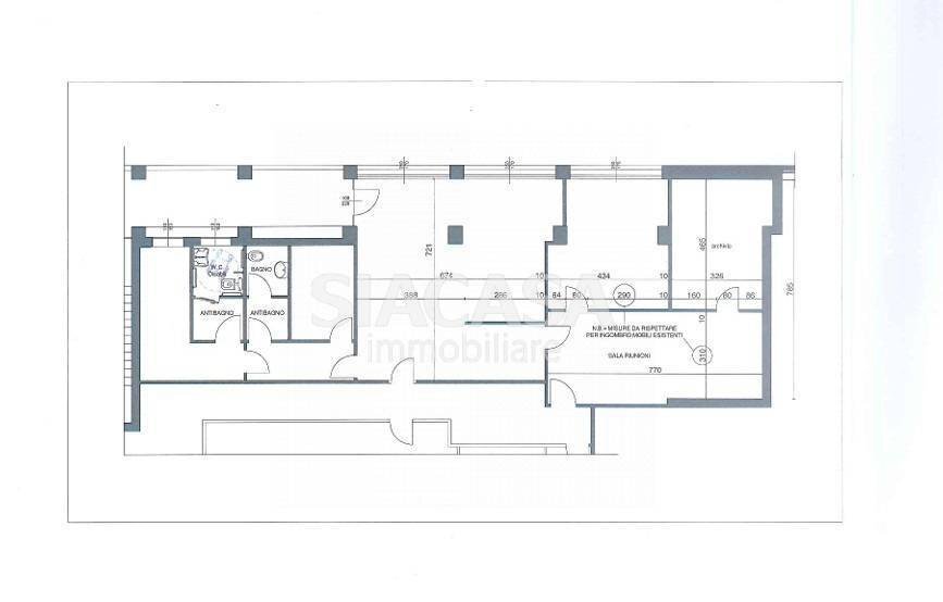 Foto 9 - Ufficio Trezzo sull'Adda - planimetria 1