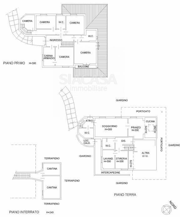 Foto 57 - Villa via Mascagni
 
2, Cornate d'Adda - floor plans 1